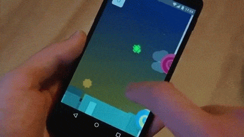 Android Lollipop flappy bird easter egg